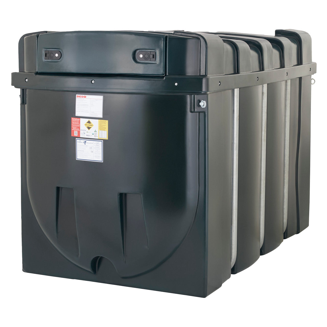 Láréttur 2500 lítra dísil dreifitankur – FyterTech DDH2500 – mynd 2