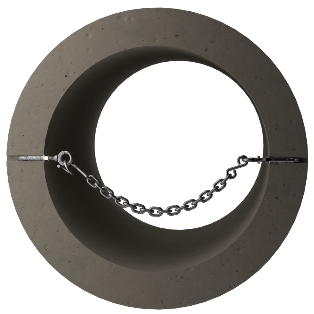 FSP FAB GRAB™ S10 öryggiskeðja strengd yfir brunnop