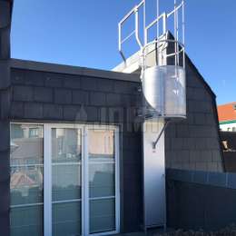 Ál stigar utan á hús (ekki með búri)