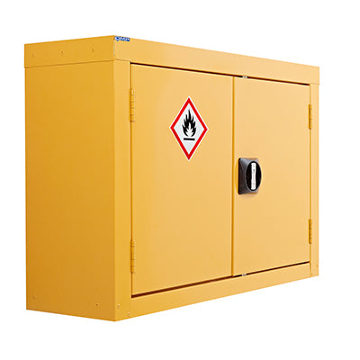 Veggfestur efnavöruskápur með einni hillu - (h) 570mm – FyterTech HC855725W – mynd 2