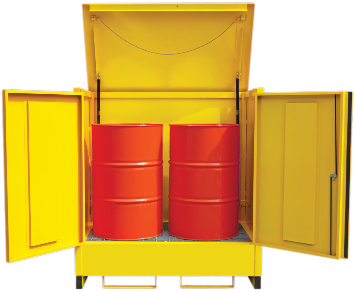 External Store 2 x 205L tunnur Lid & Doors – FyterTech M2DESLD – mynd 2