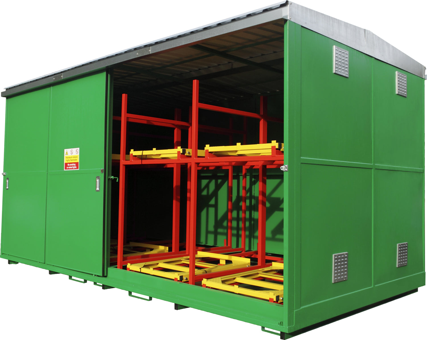 64 x tunnur/16 x Ibc Store With rennihurðir- Push Back – FyterTech M64D16ISUPB – mynd 2