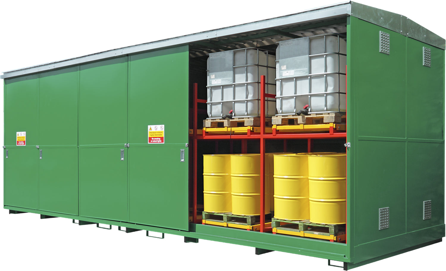 96 x tunnur/24 x Ibc Store With rennihurðir - Push Back – FyterTech M96D24ISUPB – mynd 2
