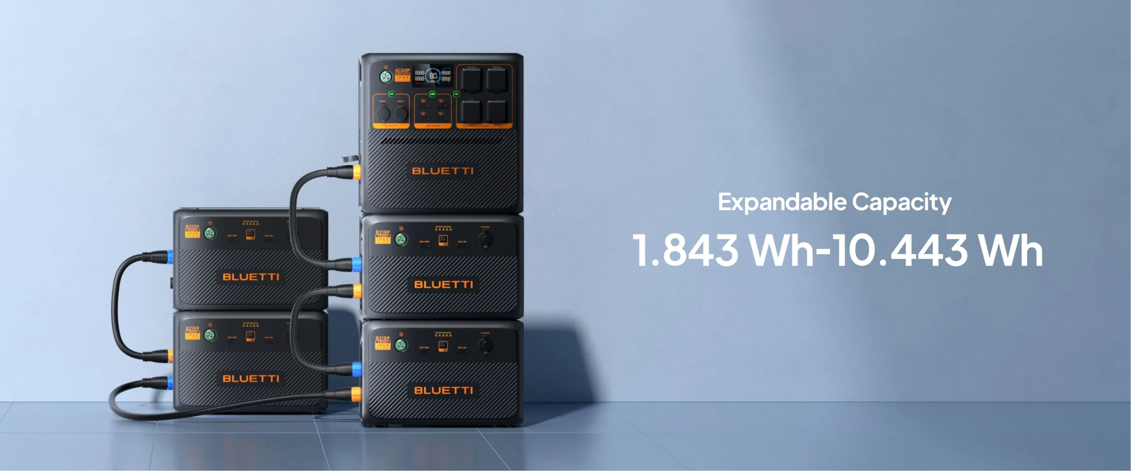 BLUETTI AC240P Orkubanki - 2400W - 1.843Wh