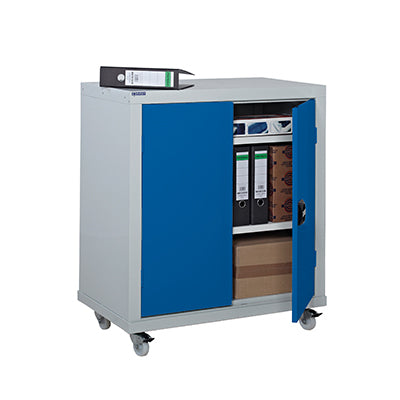 Vinnustaðaskápur á hjólum með 2 hillum - (h) 1040mm – FyterTech WC109046M – mynd 3