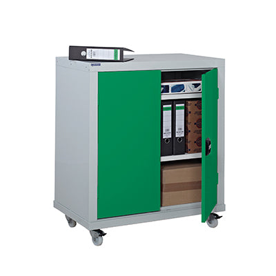 Vinnustaðaskápur á hjólum með 2 hillum - (h) 1040mm – FyterTech WC109046M – mynd 4