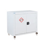 Acid/Alkali Mobile Cupboard - Inc. 1 Shelf - (h) 840mm | Efnavöruskápar