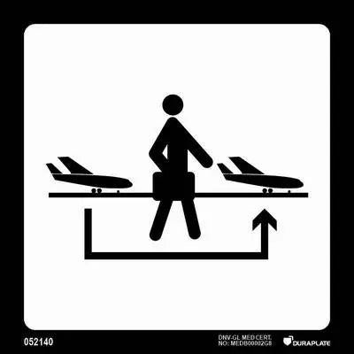 Tengiflug – sjálflýsandi skilti 150 x 150 mm