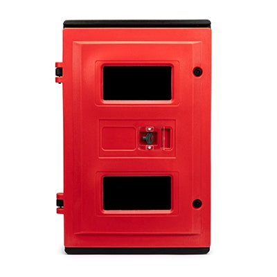 Fire extinguisher break-glass box 850 x 565 x 375mm | Efnavörgeymslur Stærri/úr stáli