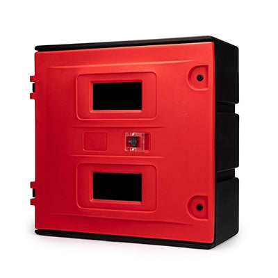 Fire extinguisher break-glass box 900 x 930 x 420mm | Skápar og standar fyrir slökkvitæki