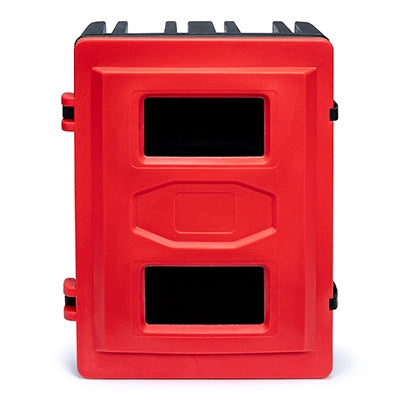 Fire extinguisher box front loader 720 x 585 x 270mm | Efnavörgeymslur Stærri/úr stáli