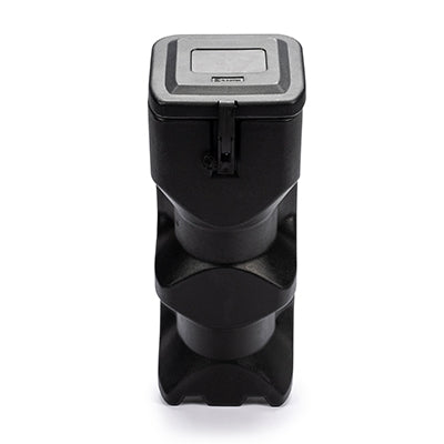 Fire extinguisher box top loader 640 x 250 x 270mm Black | Skápar og standar fyrir slökkvitæki