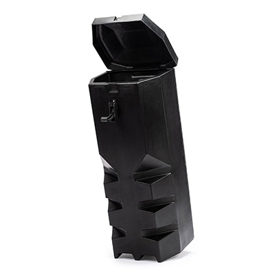 Fire extinguisher box top loader 750 x 310 x 320mm Black | Efnavörgeymslur Stærri/úr stáli