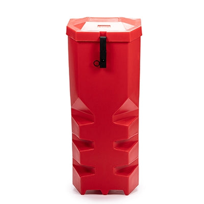 Fire extinguisher box top loader 750 x 310 x 320mm Red | Skápar og standar fyrir slökkvitæki