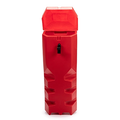 Fire extinguisher box top loader 750 x 310 x 320mm Red | Efnavörgeymslur Stærri/úr stáli