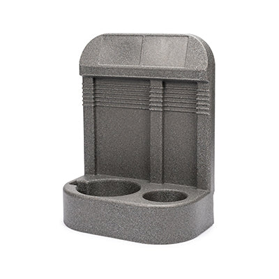 Fire extinguisher stand double 620 x 480 x 270mm Grey | Skápar og standar fyrir slökkvitæki