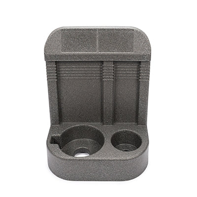 Fire extinguisher stand double 620 x 480 x 270mm Grey | Skápar og standar fyrir slökkvitæki