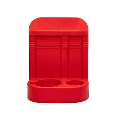 Fire extinguisher stand double 620 x 480 x 270mm Red | Skápar og standar fyrir slökkvitæki