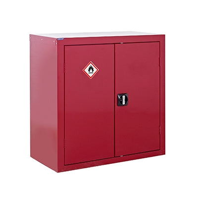 Flammable Liquid Cupboard - Inc. 1 Shelf - (h) 900 x (w) 460 | Efnavöruskápar