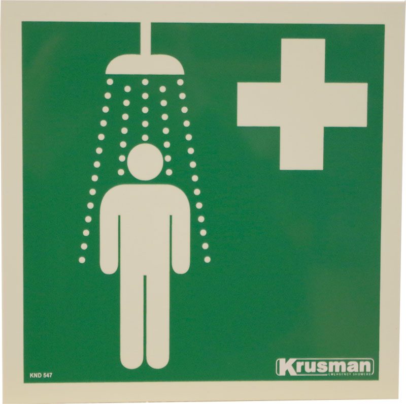 Emergency Shower Sign KND547
