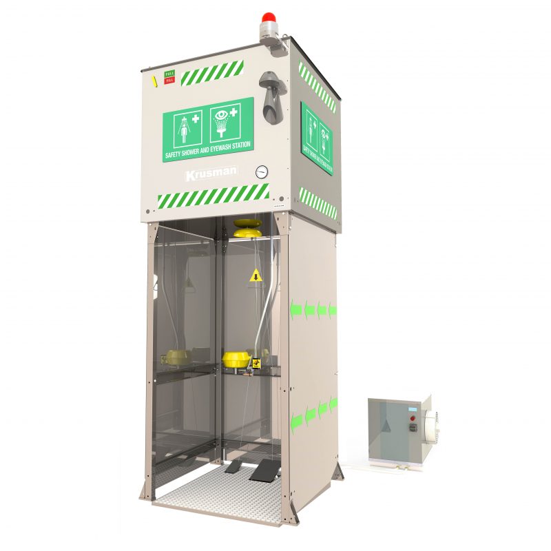 Stainless Steel Tank shower Model 7011-00 with non hazardous Chiller
