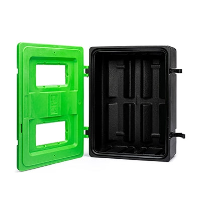 Safety box front loader toggle latch 720 x 585 x 270mm | Skápar og standar fyrir slökkvitæki