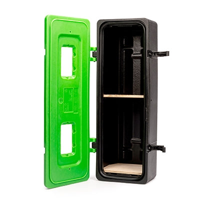 Safety box front loader toggle latch 830 x 330 x 265mm | Skápar og standar fyrir slökkvitæki