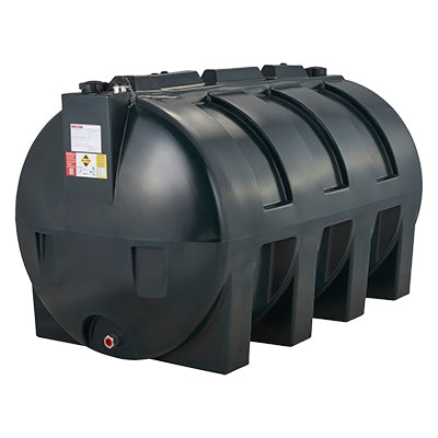 Horizonal 2500ltr single skin oil storage tank | Efnavörutankar og tunnur